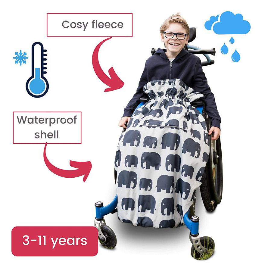 Children's Wheelchair Waterproof Cosy Toes