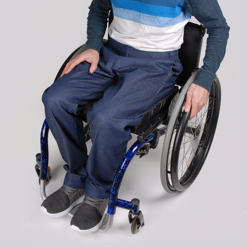 Drop Front Wheelchair Denim Jeans