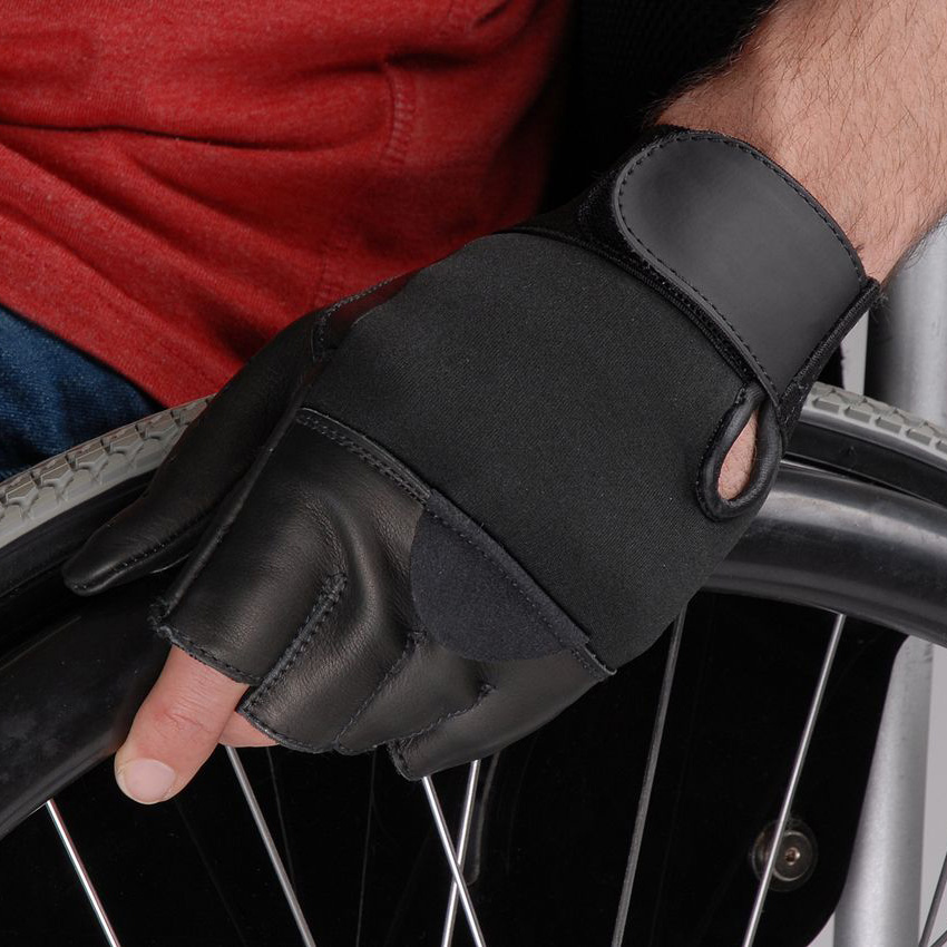 Fingerless Wheelchair Pushing Gloves