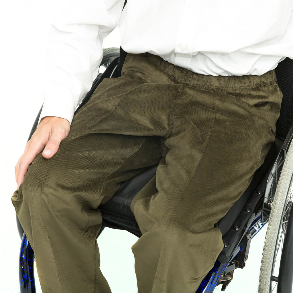 Drop Front Wheelchair Trousers