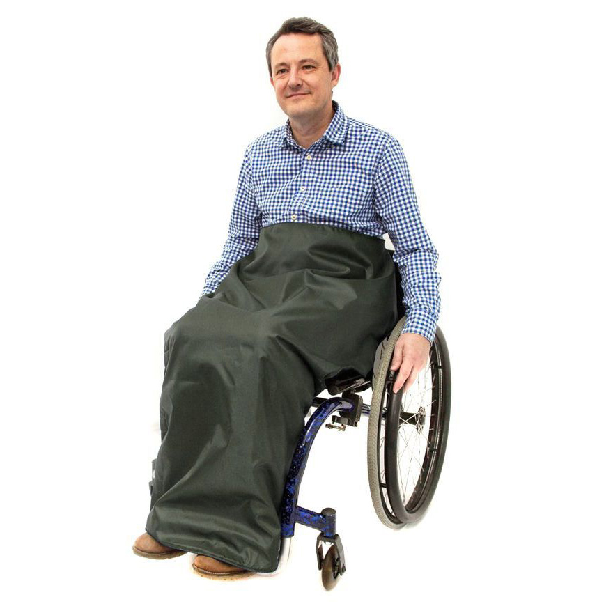 Warm-Lined Waterproof Wheelchair Leg Wrap/Blanket